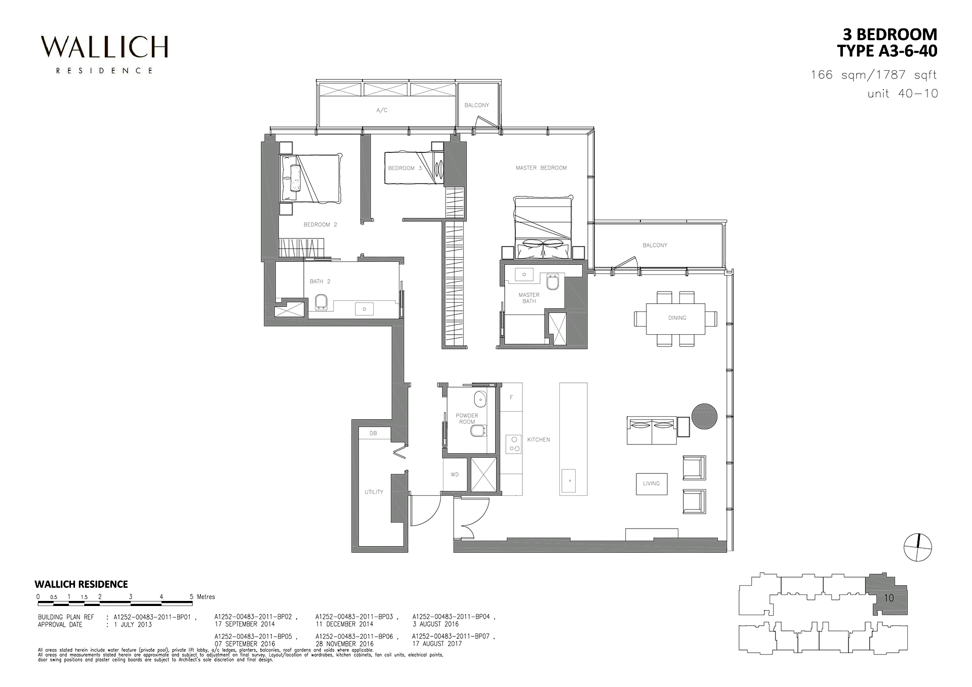 Wallich Residence floorplan-3BR-A3-6-40-wallich-residence