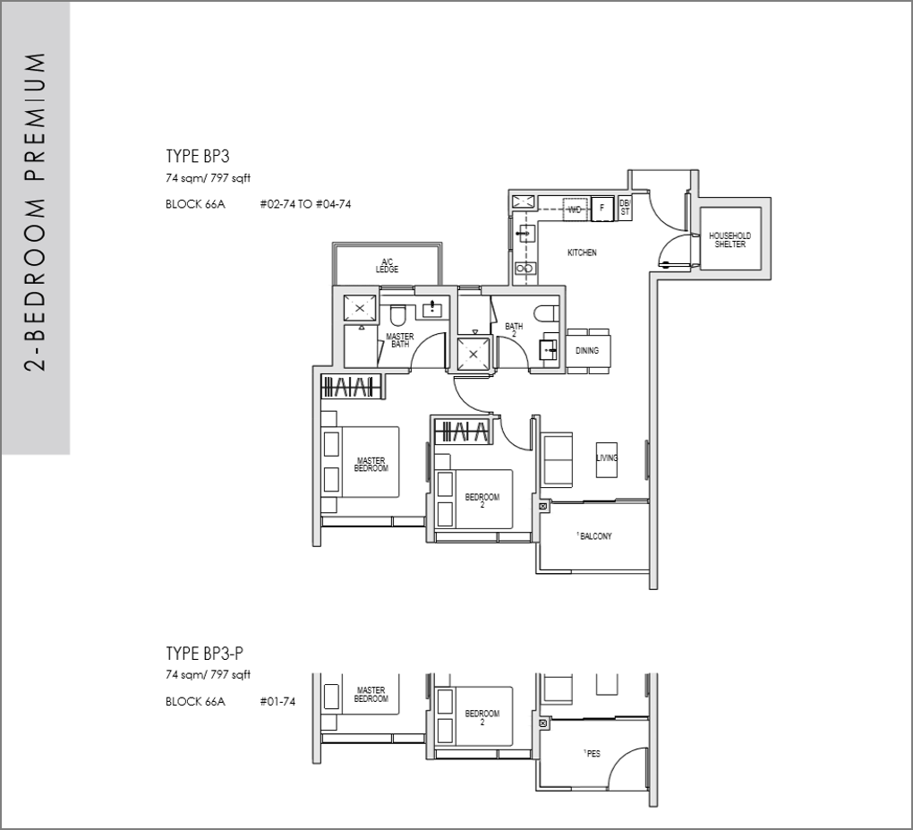 kent-ridge-hill-residences-floor-plan_2-bedroom-Premium
